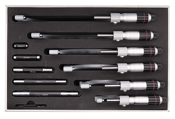 Outside micrometer set